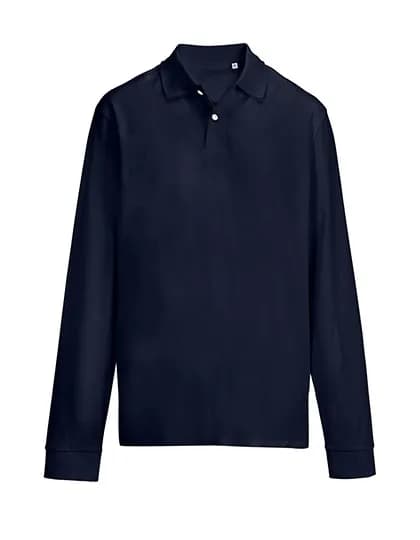 Unisex Pacific Polo Shirt Longsleeve - French Navy