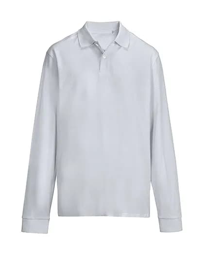 Unisex Pacific Polo Shirt Longsleeve - Pure Grey