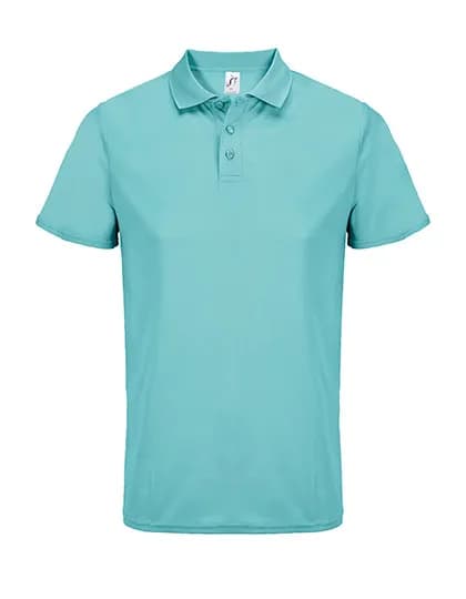 Unisex Pitcher Sports Polo Shirt - Pool Blue