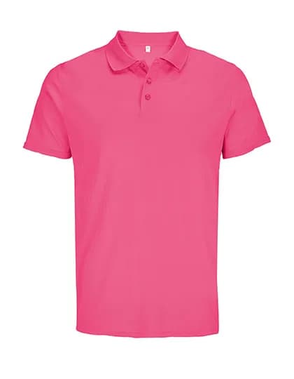 Unisex Pitcher Sports Polo Shirt - Ribbon Pink