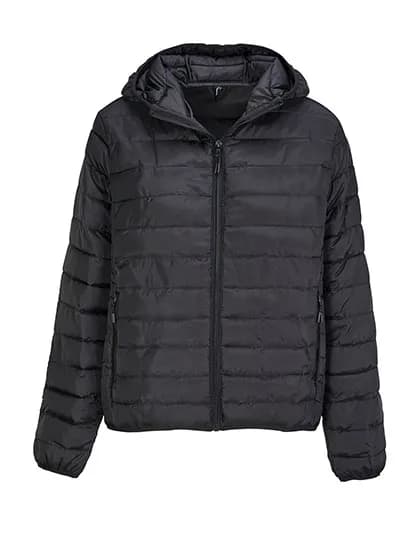 Women´s Stream Lightweight Hooded Padded Jacket - Black