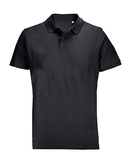 Unisex Pulse Polo Shirt - Black