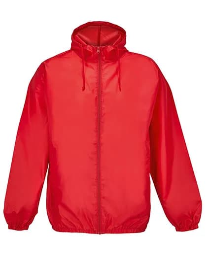 Unisex Windbreaker Shield - Red