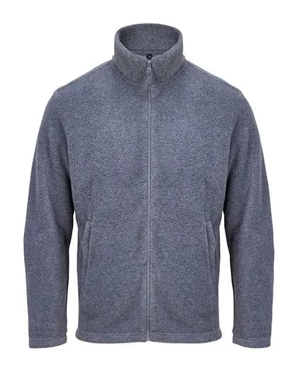 Unisex Microfleece Full-Zip Jacket Nitro - Grey Melange