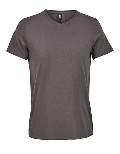 V-Neck T-Shirt Regent - Dark Grey (Solid)