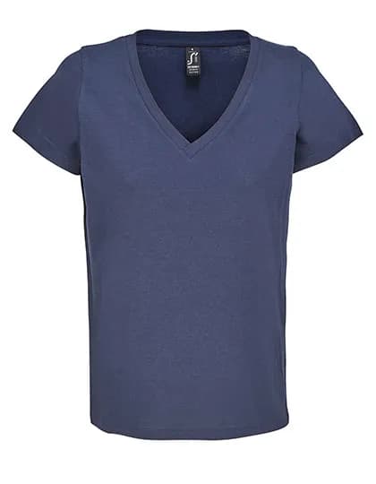 Women´s V-Neck T-Shirt Regent - French Navy