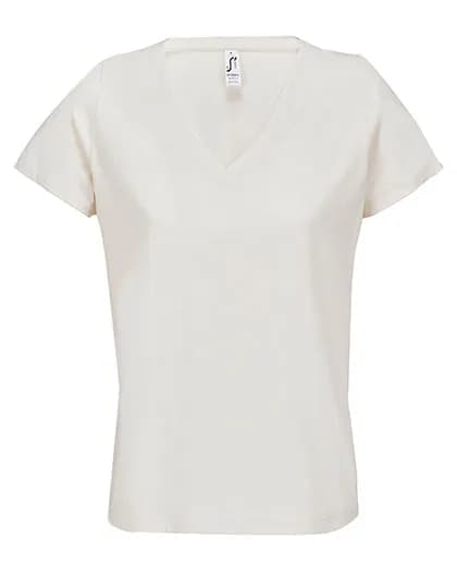 Women´s V-Neck T-Shirt Regent - Off White