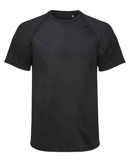 Men´s Raglan Sleeve T-Shirt Vortex - Black