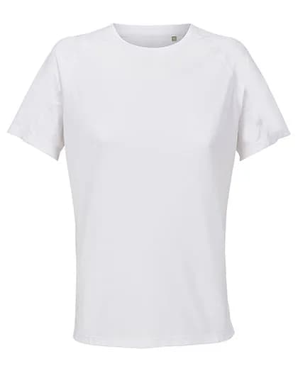 Women´s Raglan Sleeve T-Shirt Vortex - White