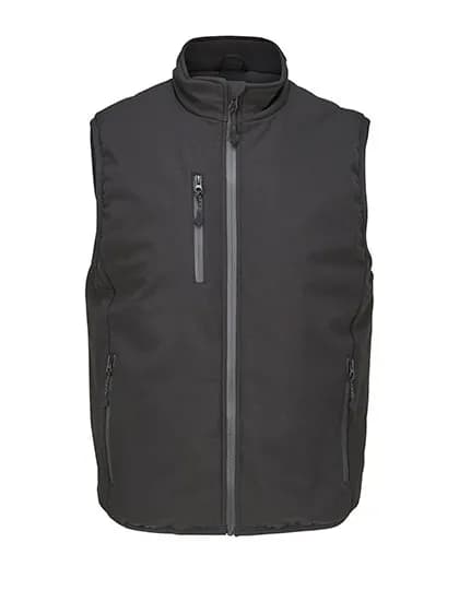 Unisex Lined Softshell Bodywarmer Falcon - Black