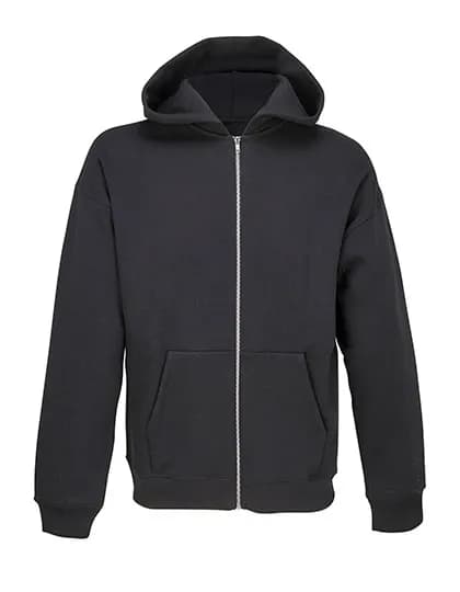 Unisex Full-Zip Hoodie Jelo - Black