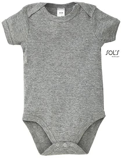 Babies Bodysuit Bambino - Melange Grey