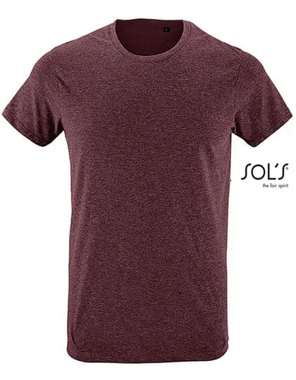 Regent Fit T-Shirt - Heather Oxblood