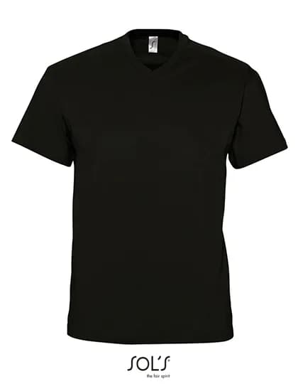 V-Neck T-Shirt Victory - Deep Black