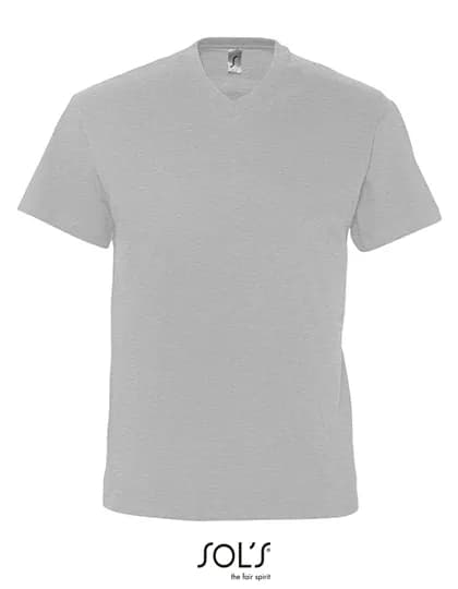 V-Neck T-Shirt Victory - Grey Melange