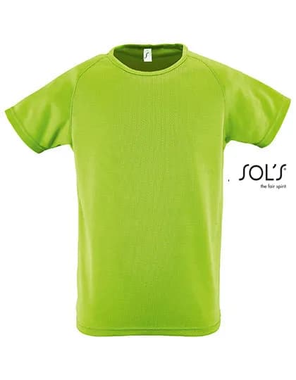 Kids´ Raglan Sleeved T-Shirt Sporty - Apple Green