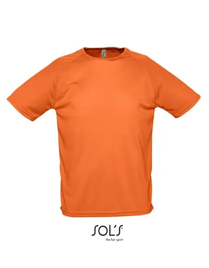 Men´s Raglan Sleeves T Sporty - Orange