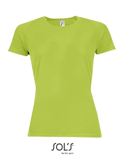 Women´s Raglan Sleeves T Sporty - Apple Green