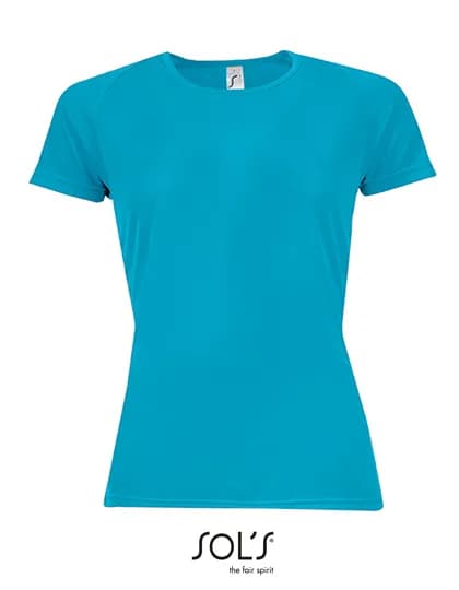 Women´s Raglan Sleeves T Sporty - Aqua