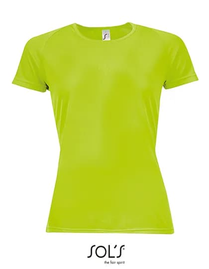 Women´s Raglan Sleeves T Sporty - Neon Green