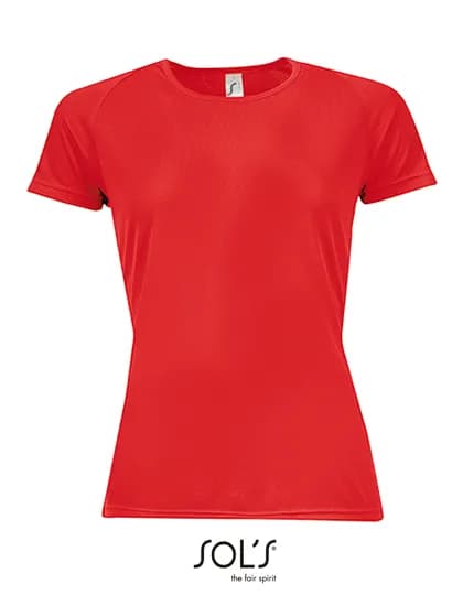 Women´s Raglan Sleeves T Sporty - Red