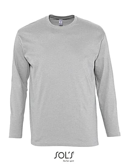 T-Shirt Monarch Long Sleeve - Grey Melange
