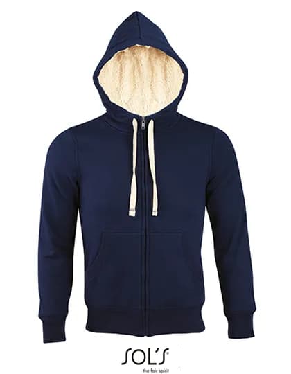 Unisex Zipped Jacket Sherpa - French Navy