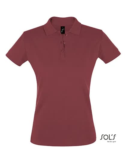 Women´s Polo Shirt Perfect - Burgundy
