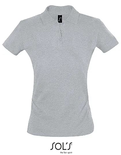 Women´s Polo Shirt Perfect - Grey Melange
