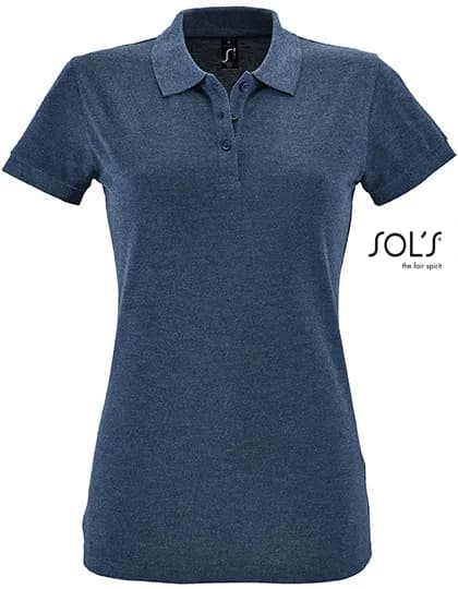 Women´s Polo Shirt Perfect - Heather Denim