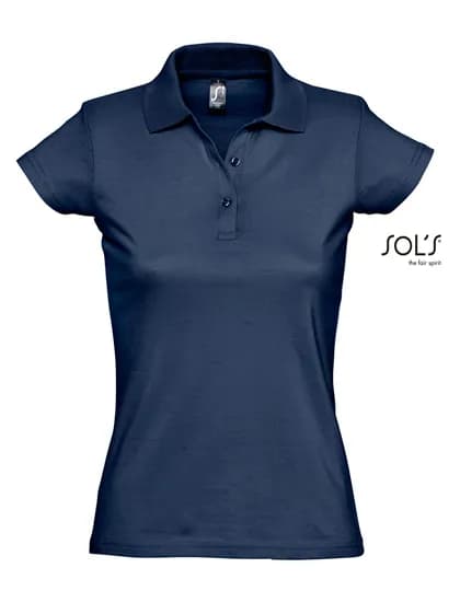 Women´s Jersey Polo Shirt Prescott - French Navy