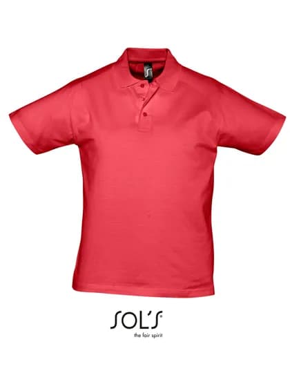 Men´s Jersey Polo Shirt Prescott - Red