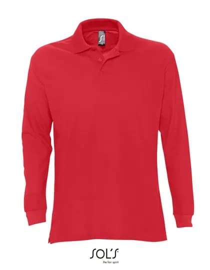 Long Sleeve Polo Star - Red