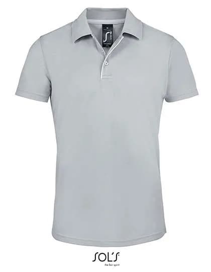 Men´s Sports Polo Shirt Performer - Pure Grey