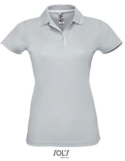 Women´s Sports Polo Shirt Performer - Pure Grey