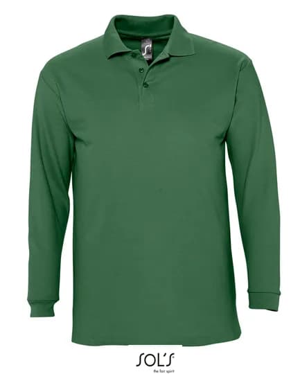 Long Sleeve Polo Winter II - Golf Green