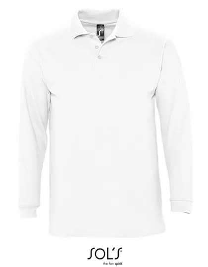 Long Sleeve Polo Winter II - White