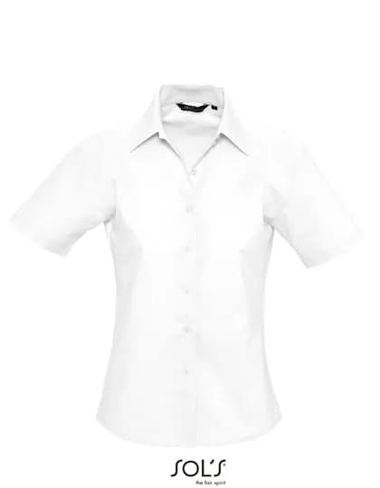 Women´s Oxford-Blouse Elite Short Sleeve - White