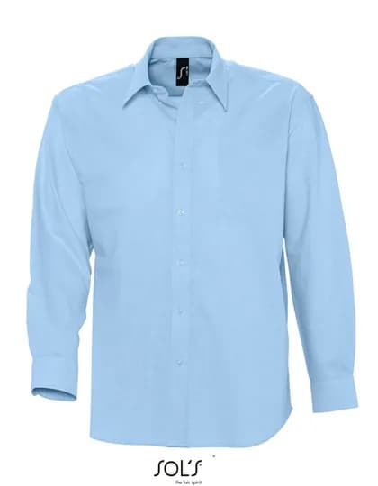 Men´s Oxford-Shirt Boston Long Sleeve - Sky Blue