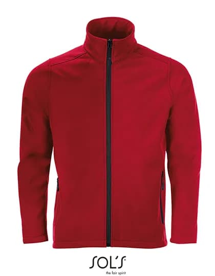 Men´s Softshell Zip Jacket Race - Pepper Red