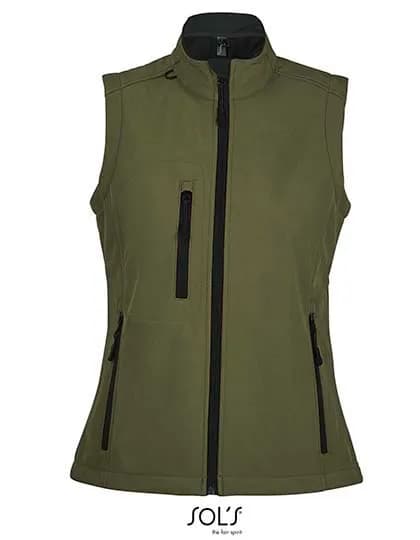 Women´s Sleeveless Softshell Rallye - Army