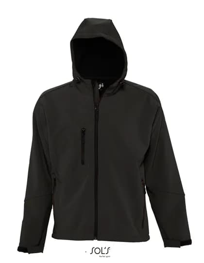Men´s Hooded Softshell Jacket Replay - Black