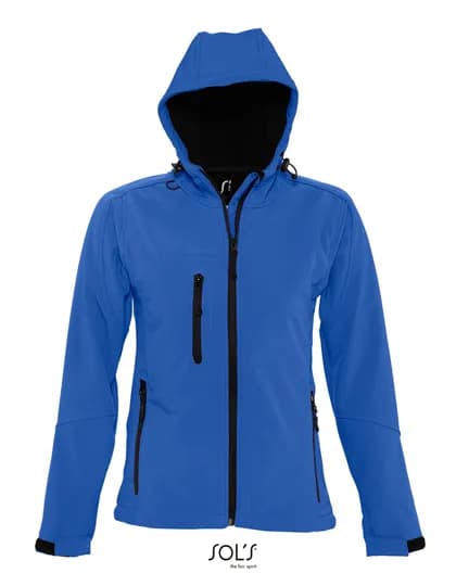 Women´s Hooded Softshell Jacket Replay - Royal Blue 241