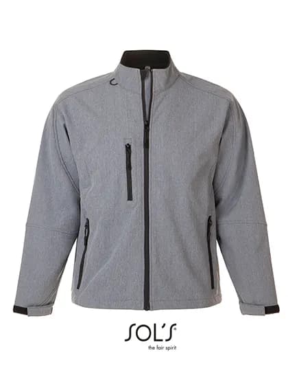 Men´s Softshell Jacket Relax - Grey Melange