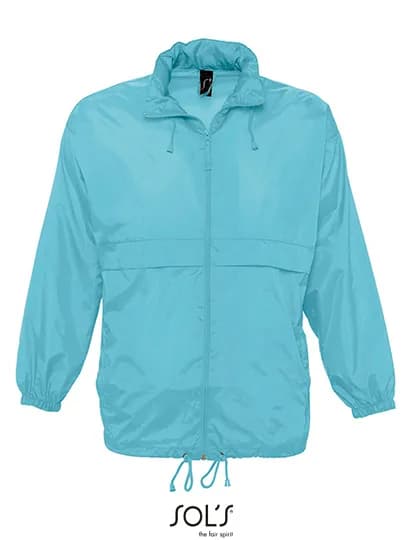 Unisex Windbreaker Surf Jacket - Atoll Blue