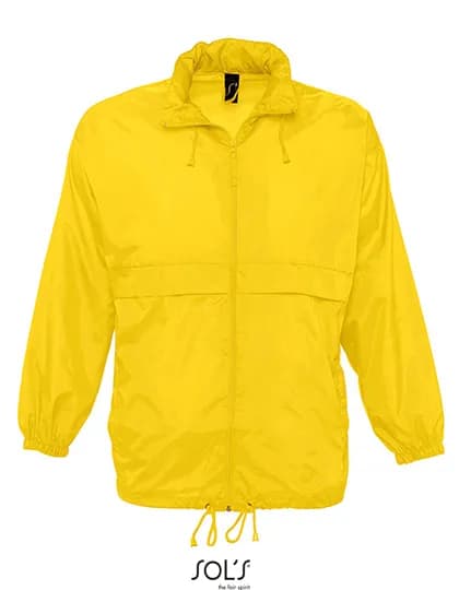 Unisex Windbreaker Surf Jacket - Gold