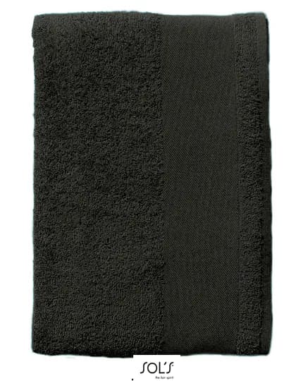Bath Sheet Bayside 100 - Dark Grey (Solid)