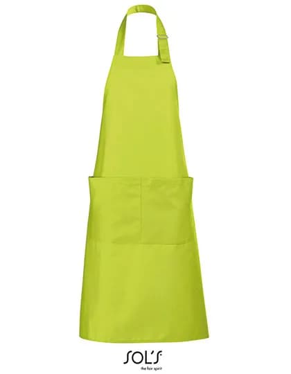 Long Apron Gala - Apple Green