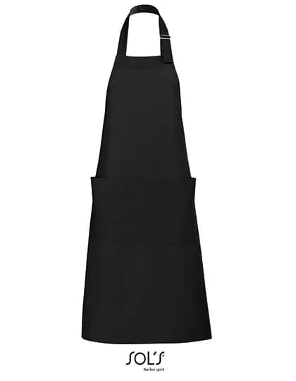 Long Apron Gala - Deep Black