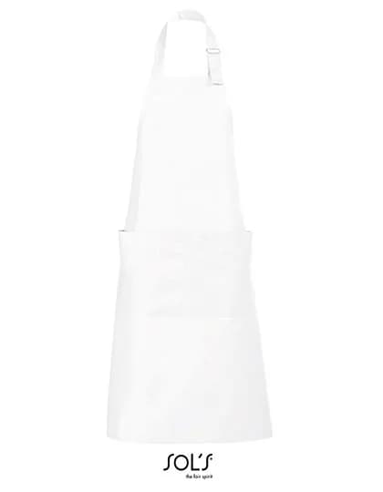 Long Apron Gala - White